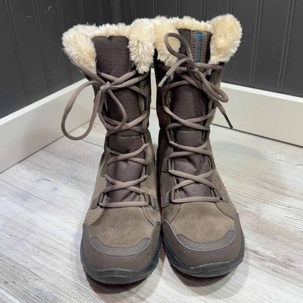Columbia‎ Ice Maiden II Women's 8 Brown Waterproof Winter Snow Boots BL1581-232